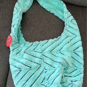Reversible Minky Shoulder Bag